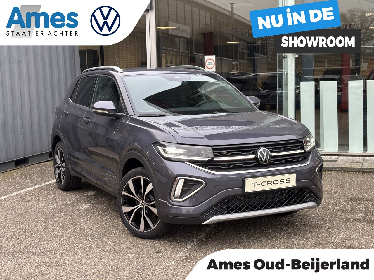 Volkswagen T-Cross - R-Line-Edition 1.0 TSI 116 pk | 18" LM velgen | Matrix LED | Stoelverwarming - AutoWereld.nl