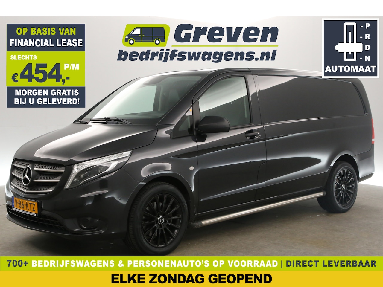 Mercedes-Benz Vito - 119 CDI Lang 191PK Automaat Clima Camera Cruise Trekhaak Navi PDC 18"LMV Leder Stoelverwar - AutoWereld.nl