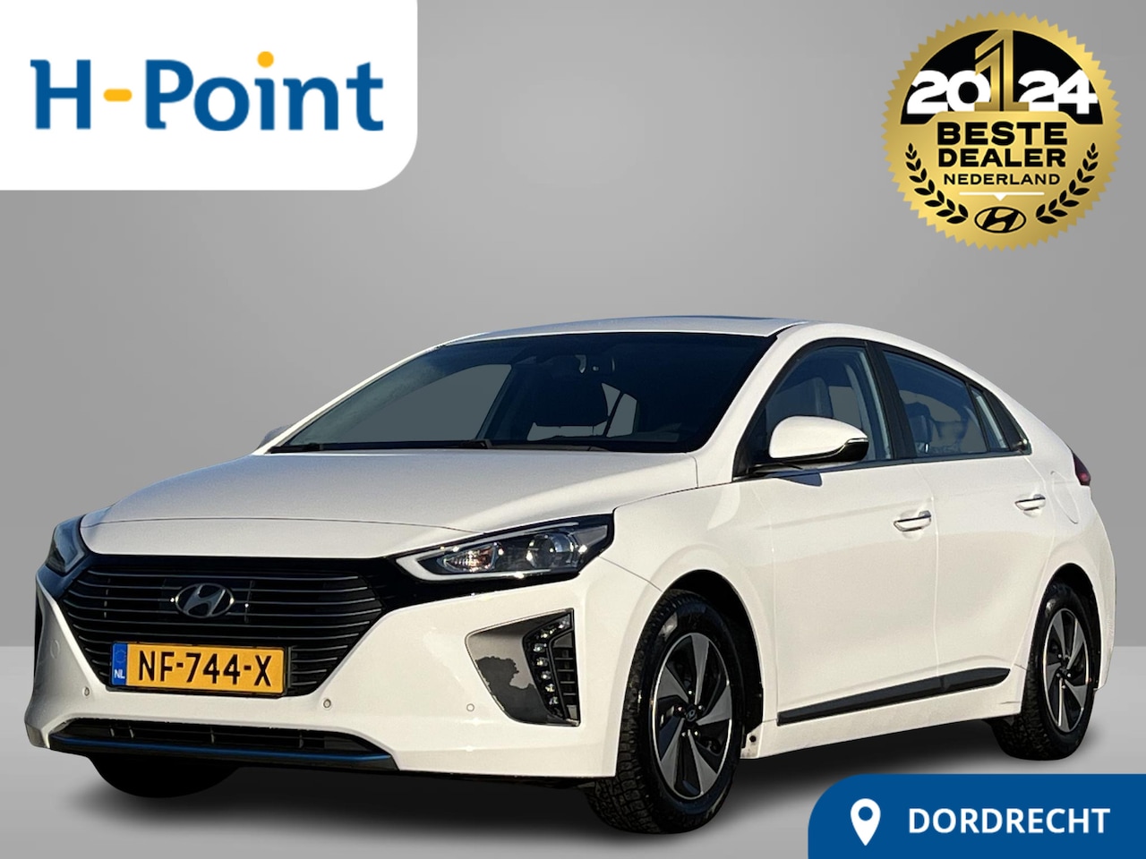 Hyundai IONIQ - 1.6 GDi 140 PK Premium | Schuifkanteldak |Full HYbride | Geïntegreerde navigatiesysteem | - AutoWereld.nl