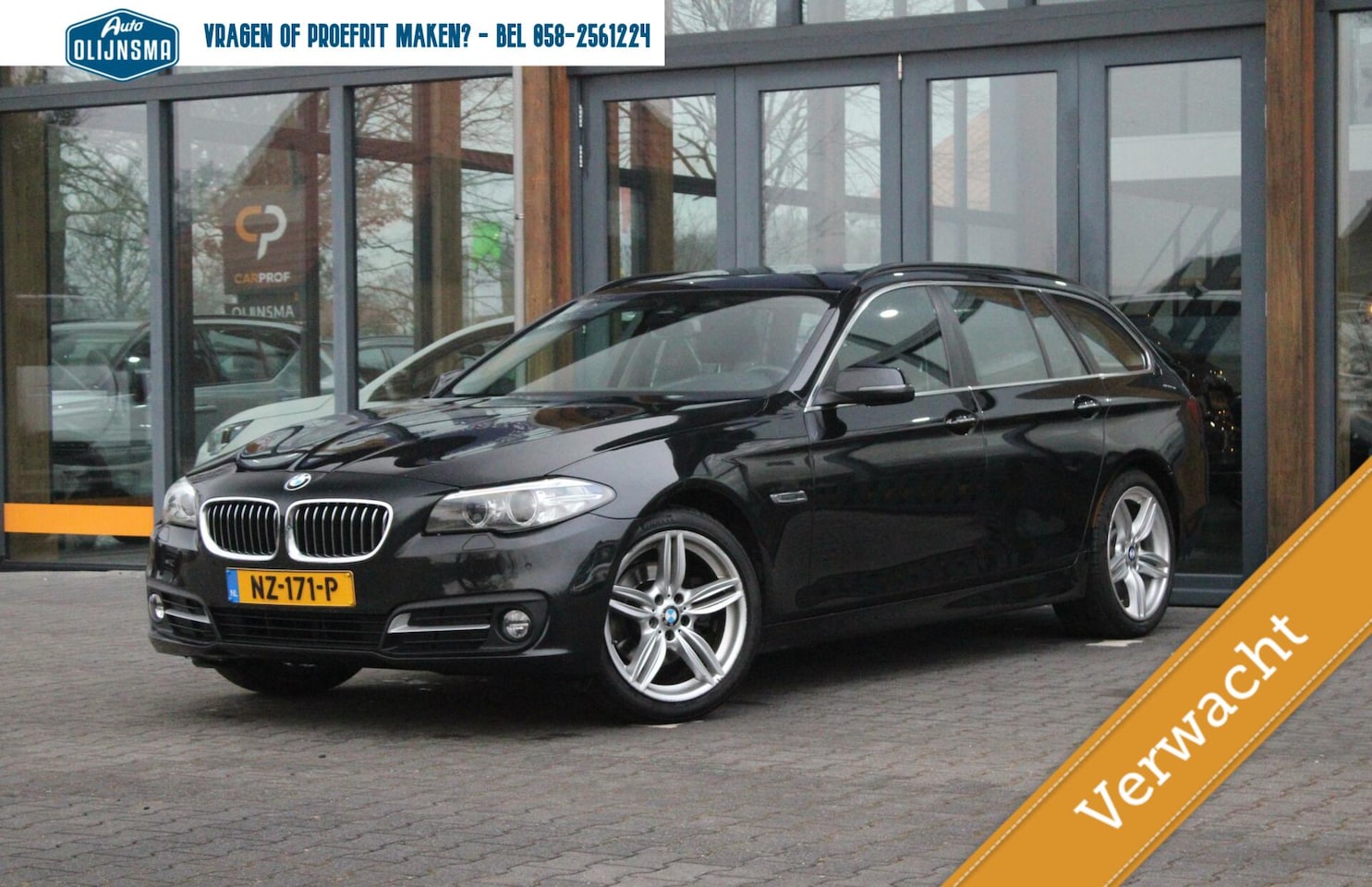 BMW 5-serie Touring - 520d High Executive|Leer|Navi|Pano|Stoelverwarming - AutoWereld.nl