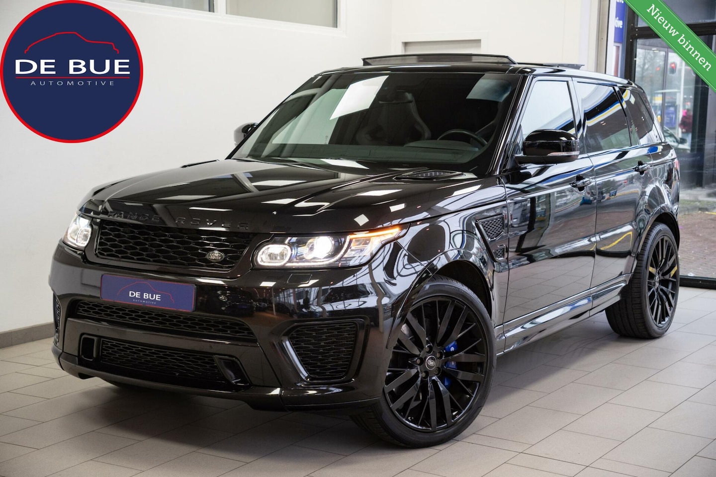 Land Rover Range Rover Sport - 5.0 V8 Supercharged SVR 2e Eig Dealer Onderhouden Pano Soft Close DAB Carbon Trekhaak Full - AutoWereld.nl