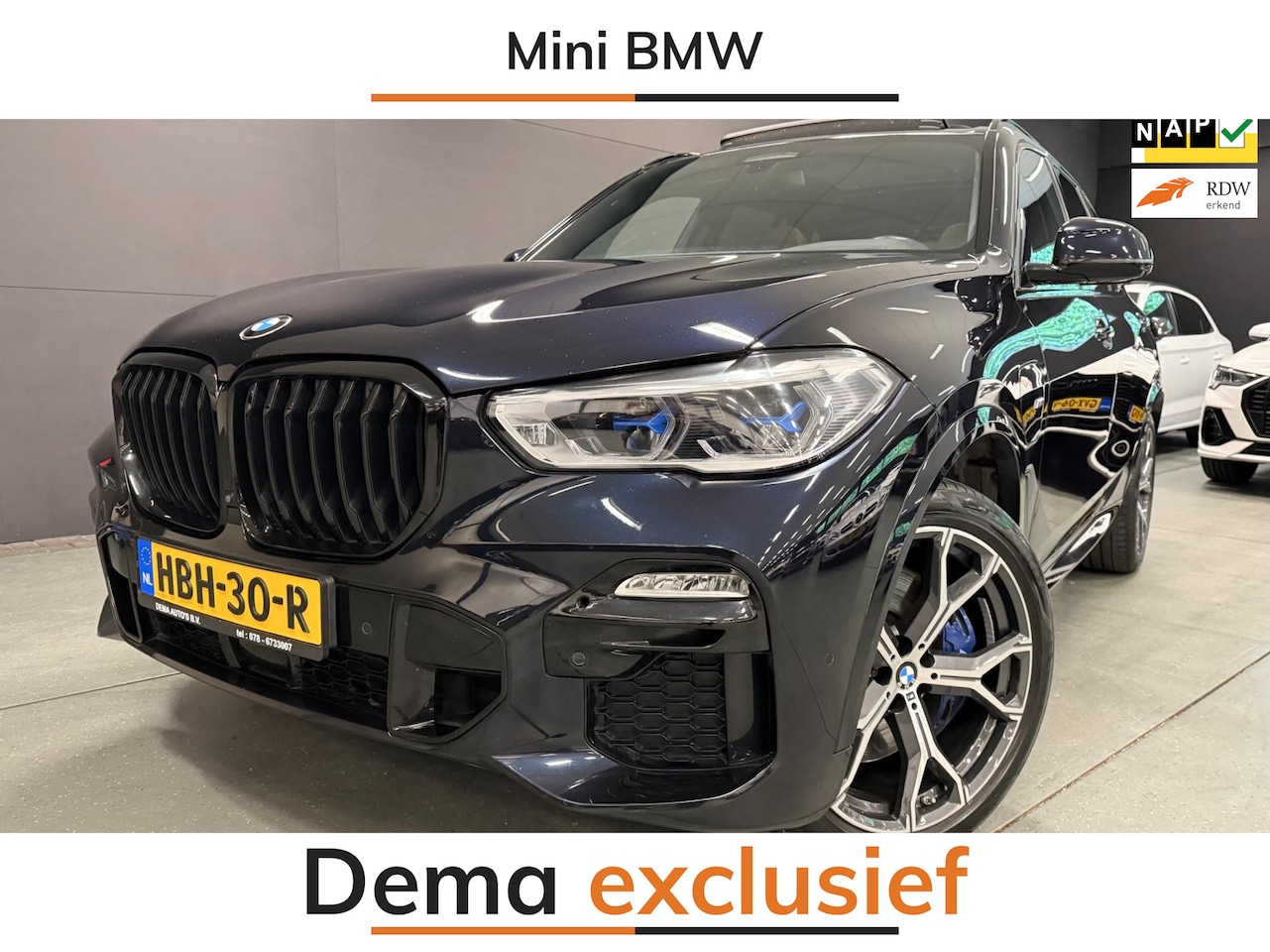 BMW X5 - XDrive45e High Executive M-SPORT PANO/LASER/LEDER/H-UP/H-KARDON/// - AutoWereld.nl