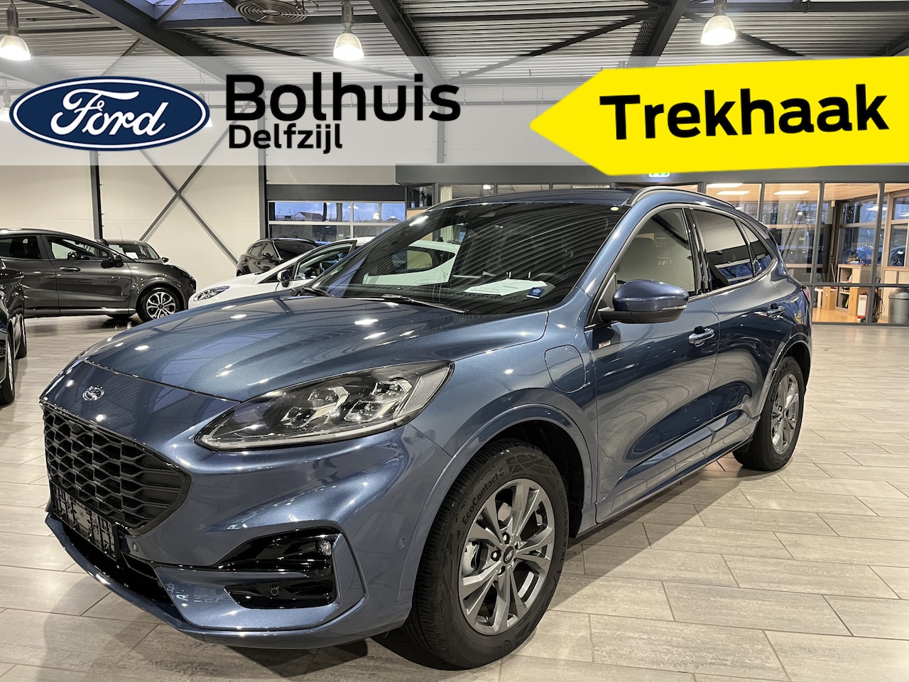 Ford Kuga - 2.5 PHEV 225pk ST-Line X | Trekhaak I Adapt Cruise I AGR stoelen I Winter Pack I 2 Camera' - AutoWereld.nl