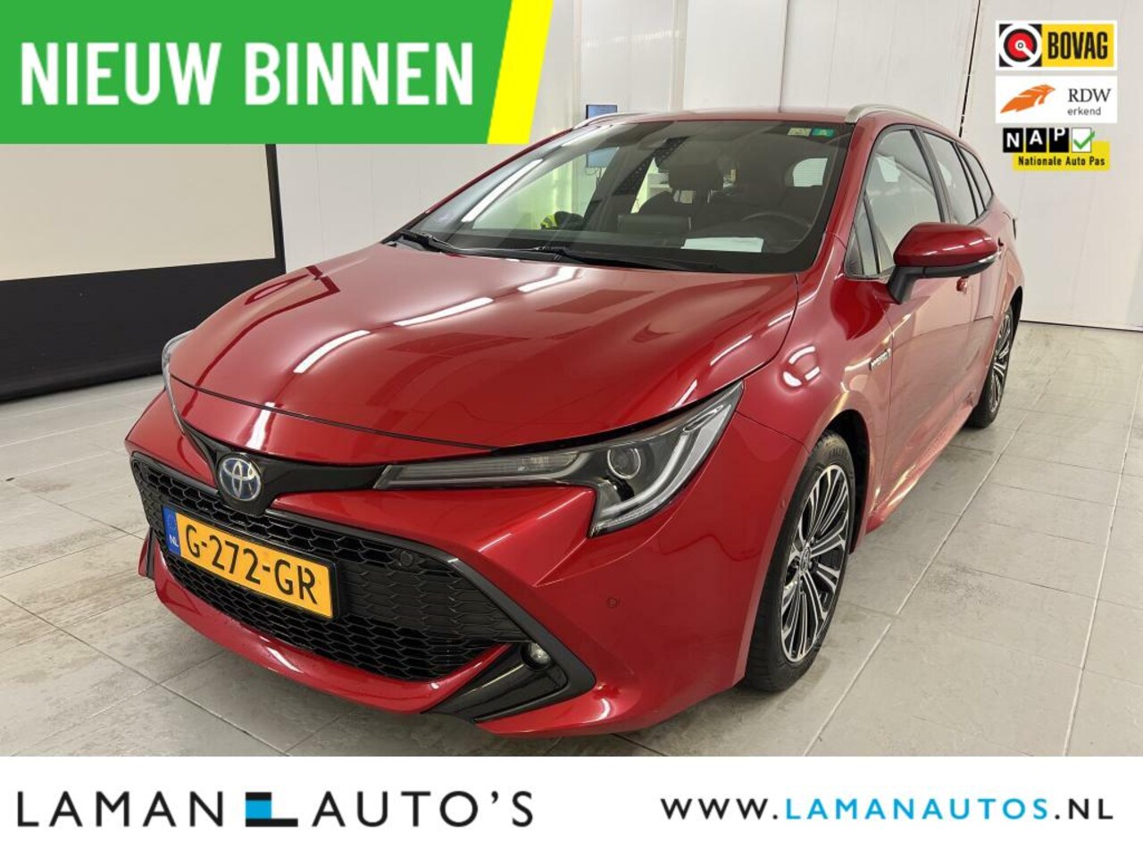 Toyota Corolla Touring Sports - 1.8 Hybrid 122pk Business Intro | Navi ECC HUD LED 17" LMV ACC Metallic Trekhaak | Hybrid - AutoWereld.nl