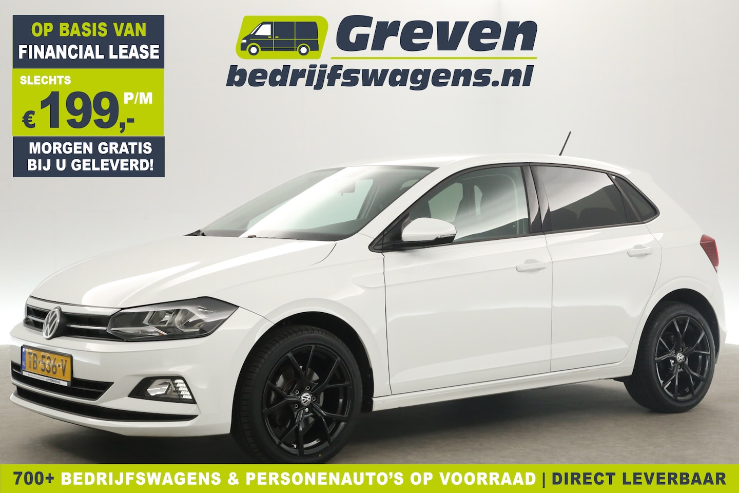 Volkswagen Polo - 1.6 TDI Airco Adaptive-Cruise Carplay Navigatie LED 17''LMV - AutoWereld.nl