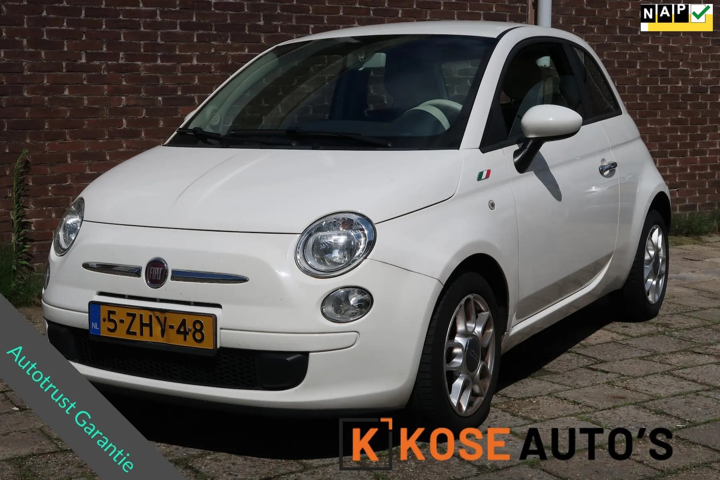 Fiat 500 - 1.0 TwinAir Pop 1.0 TwinAir Pop, AIRCO, LM VELGEN, 2 ELEKTRISCHE RAMEN + SPIEGELS, BEIGE BEKLEDING, NIEUWE - AutoWereld.nl