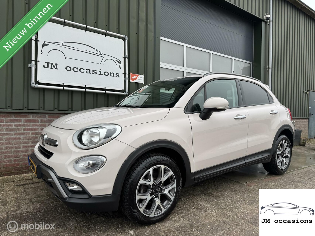 Fiat 500 X Cross - 1.4 Turbo MultiAir Lounge|Navi|Cruise|Leder| - AutoWereld.nl