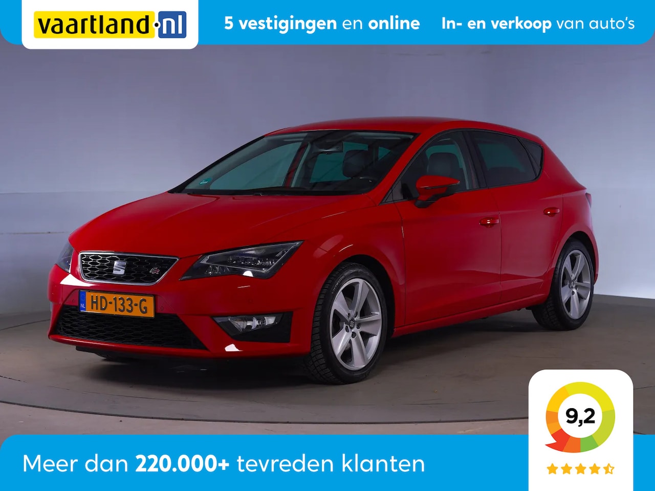 Seat Leon - 1.4 ecoTSI 150pk FR Connect 5-drs [ Full led Navi Half leder ] - AutoWereld.nl