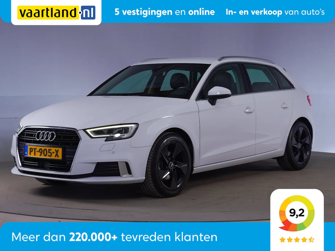 Audi A3 Sportback - 1.4 TFSI 150pk Sport Pro Line Plus Aut. [ LED Leder Stoelverwarming ] - AutoWereld.nl