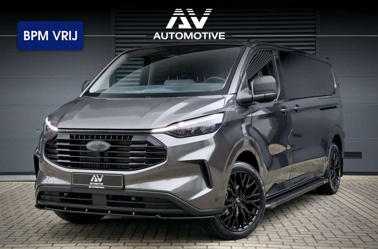 Ford Transit Custom - 320 2.0 TDCI 170PK L2H1 Dubbel Cabine DC AUT | BPM VRIJ | L+R Schuifdeur | ACC | Blind Spo - AutoWereld.nl