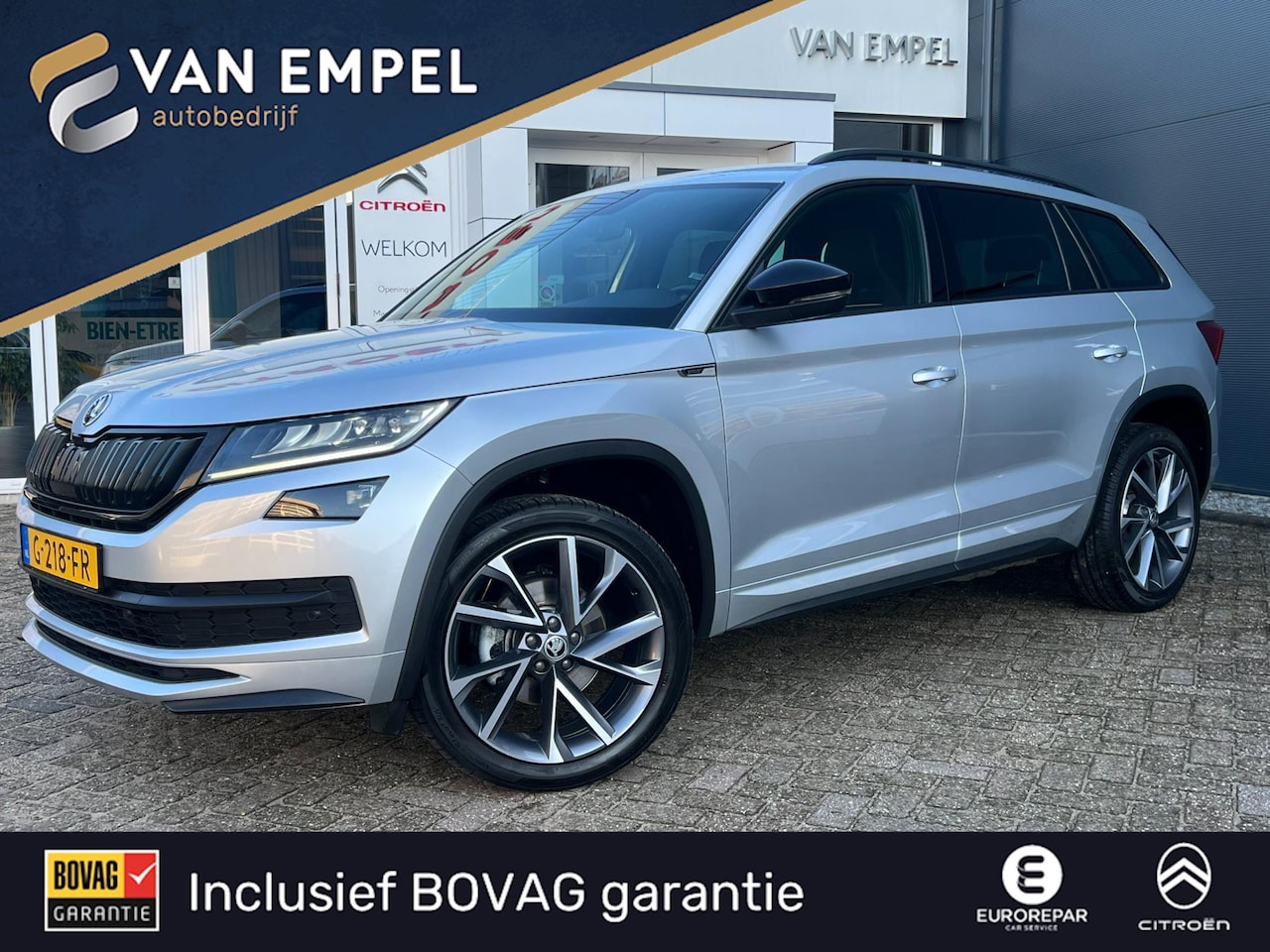 Skoda Kodiaq - 1.5 TSI Sportline Business | Elektrische achterklep | HiFi | Trekhaak | - AutoWereld.nl