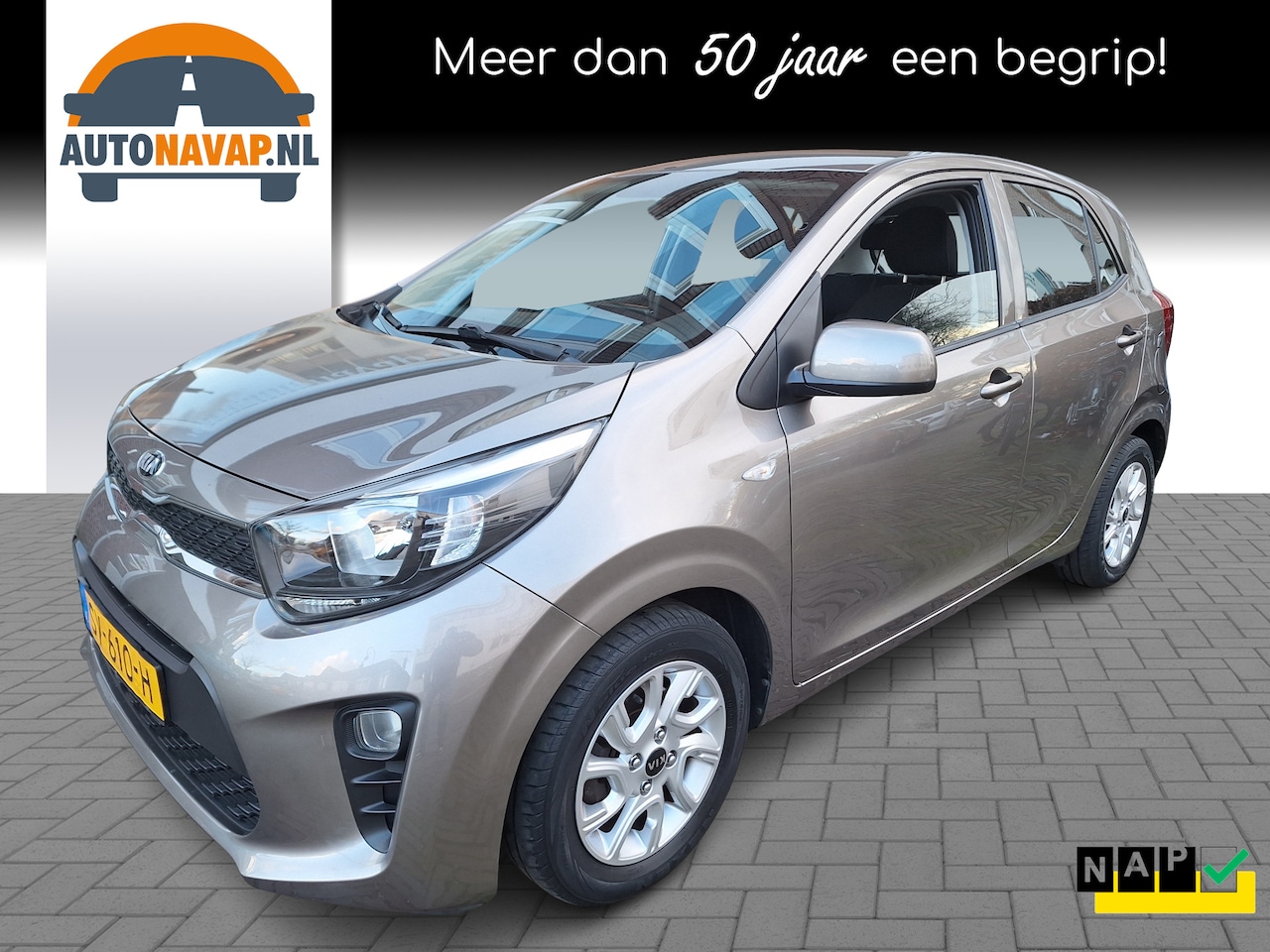 Kia Picanto - 1.0 CVVT ComfortPlusLine Navigator 5Drs /Camera/Navi/Apple/Android/Airco/1e Eig/Garantie - AutoWereld.nl