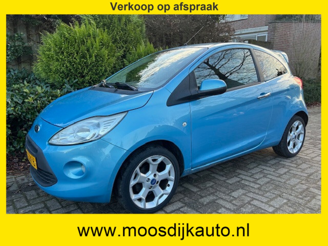 Ford Ka - 1.2 Titanium X 1e eig/ Airco/ Orig NL auto/ lm velgen/ a. spoyler/ met NAP/ Nw-APK/ Verkoo - AutoWereld.nl