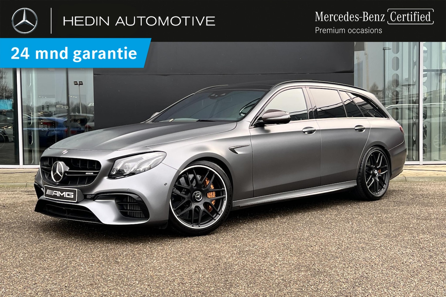 Mercedes-Benz E-klasse Estate - E 63 S AMG Automaat 4MATIC | Designo | AMG Nightpakket | Distronic+ | Keramisch | Panorama - AutoWereld.nl