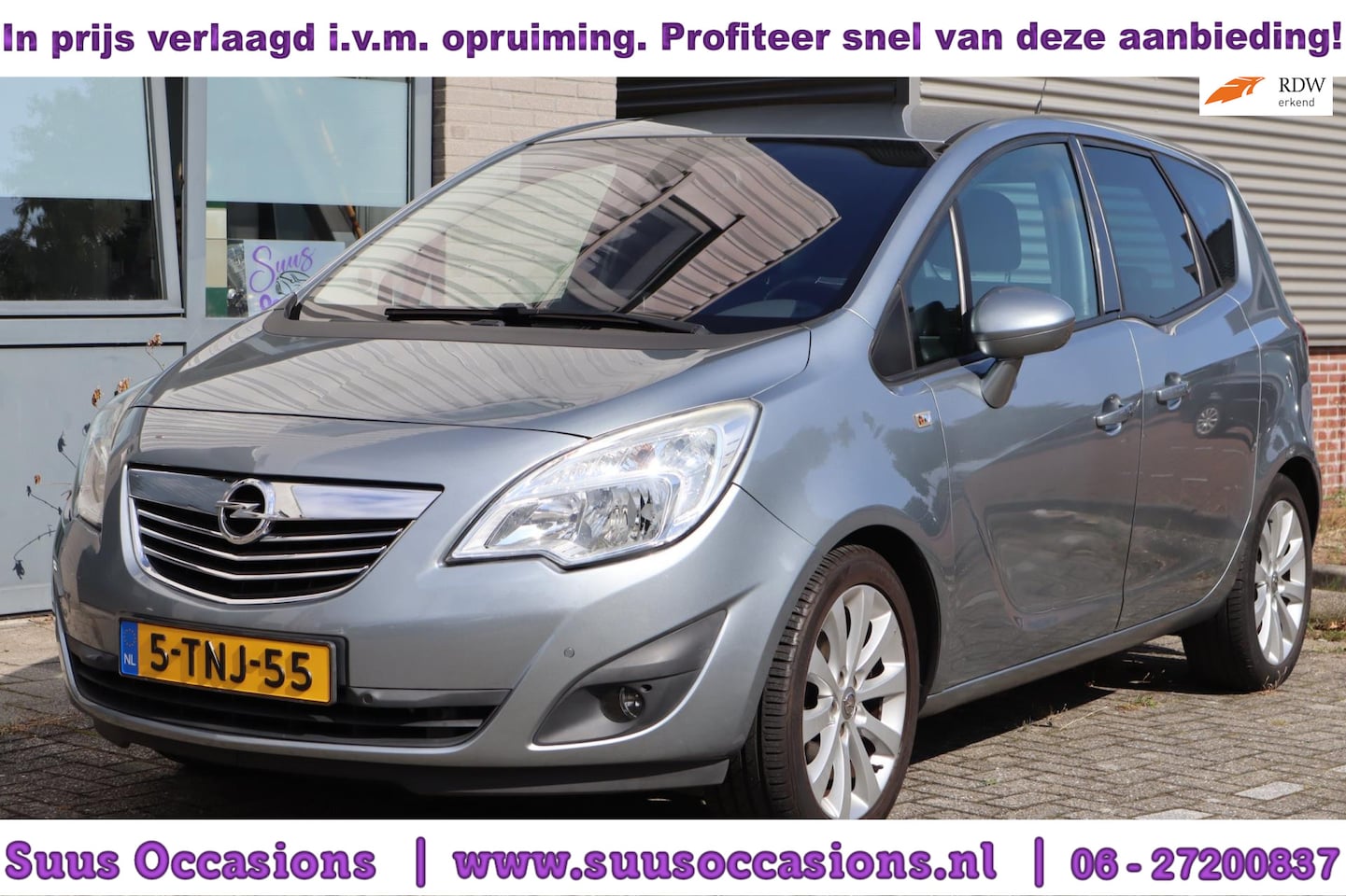 Opel Meriva - 1.4 Turbo Cosmo | RIJKLAAR | - AutoWereld.nl