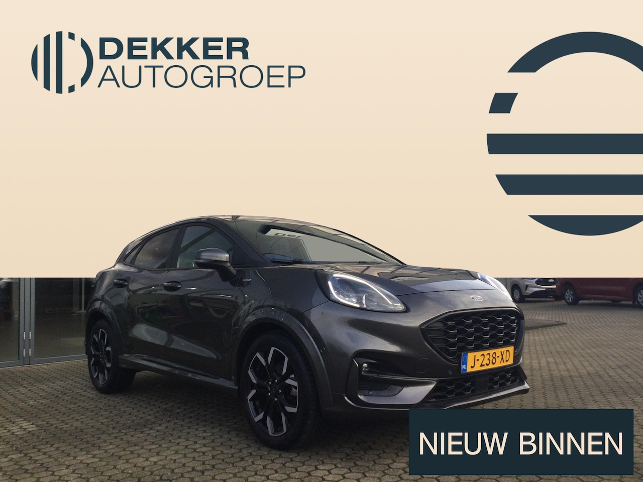 Ford Puma - 1.0 EcoBoost Hybrid ST-Line X - Winter Pack - 18" velgen - deels Sensico - AutoWereld.nl