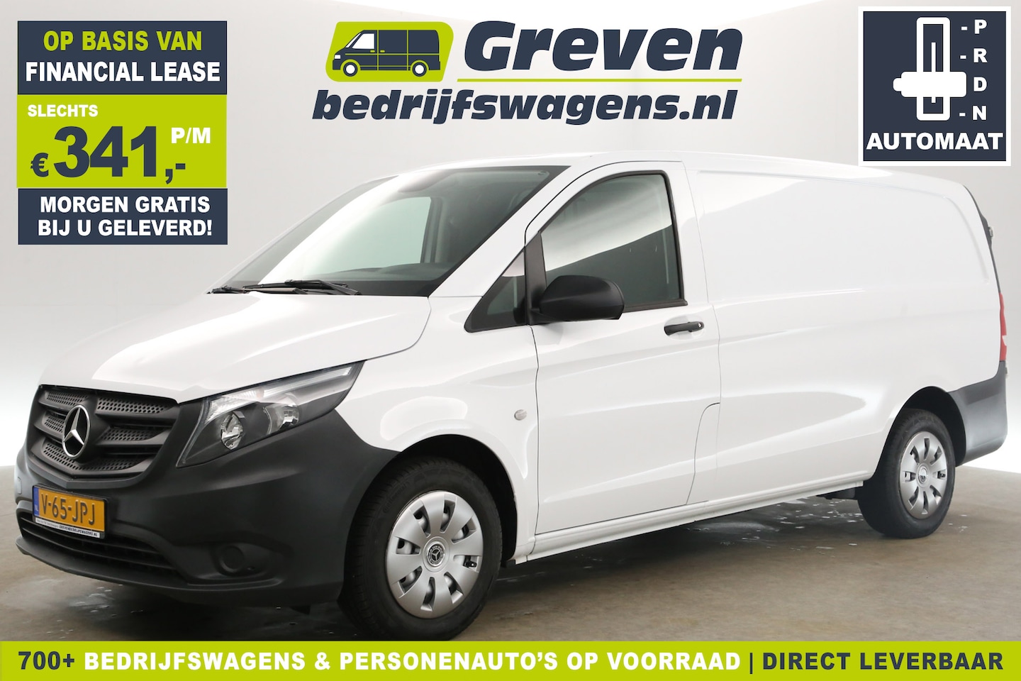 Mercedes-Benz Vito - 114 CDI L2H1 Automaat Airco Cruise Camera Carplay Navi 3 Persoons Elektrpakket Trekhaak - AutoWereld.nl