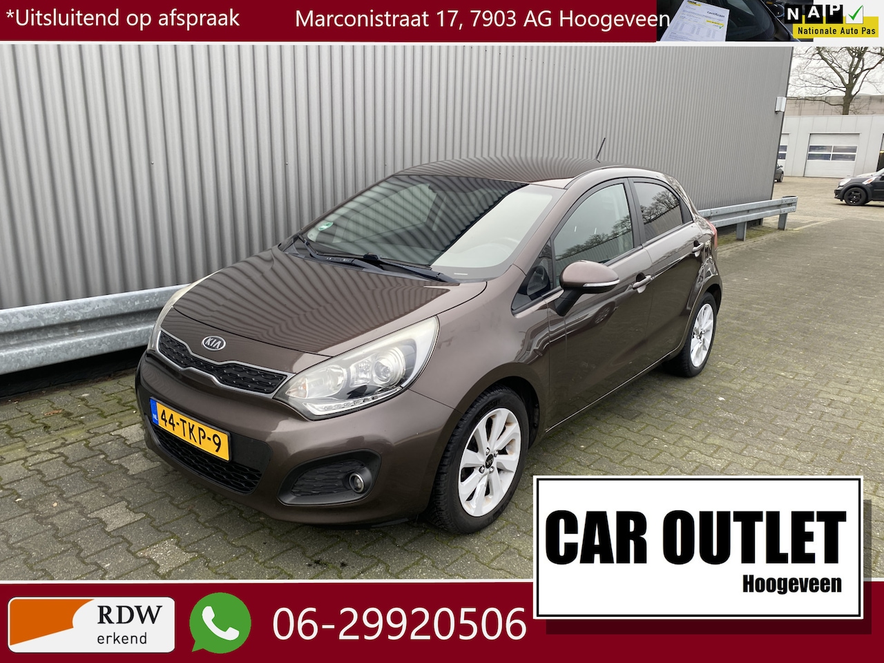 Kia Rio - 1.1 CRDi Super Pack Clima, Bluetooth, CC, Carkit, PDC, LM, nw. APK – Inruil Mogelijk – - AutoWereld.nl