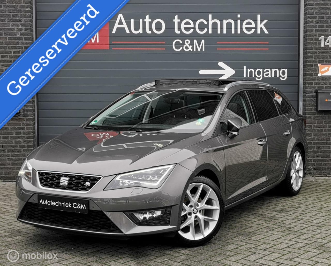 Seat Leon ST - 1.4 FR/125PK/PANORAMADAK/TREKHAAK/CARPLAY/NAVI/ - AutoWereld.nl