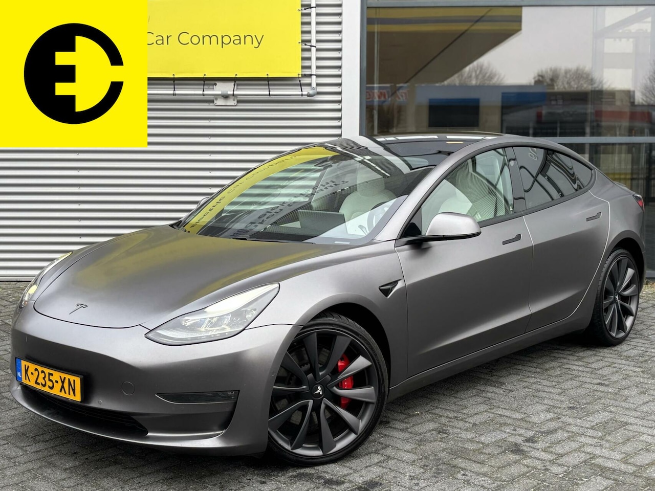 Tesla Model 3 - Performance AWD 75 kWh | Autopilot | Pano | mat grijze wrap - AutoWereld.nl