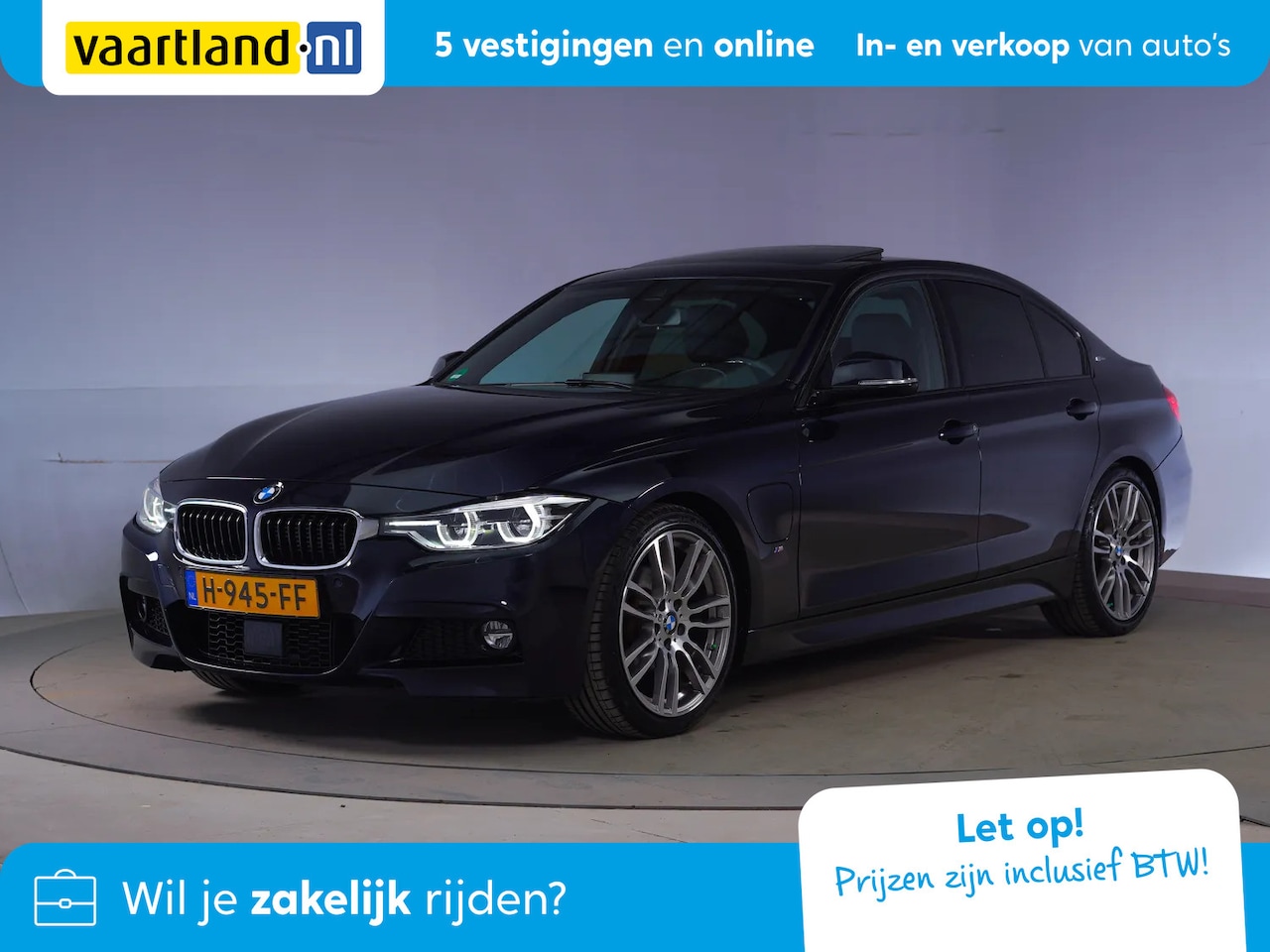 BMW 3-serie - 330e M Sport [ Schuifdak Harman/Kardon Memoryseats Leder Navi LED ] - AutoWereld.nl