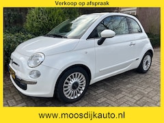 Fiat 500 - 1.2 Lounge 1e eig/ Automaat/ Orig NL Auto/ airco/ pannorama dak/ met NAP/ Nw-APK/ Verkoop