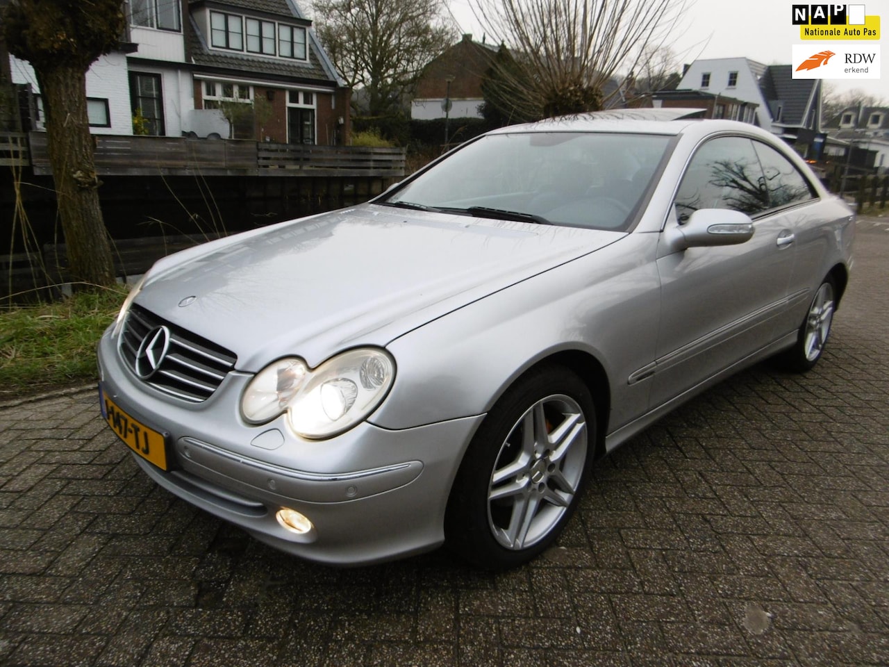 Mercedes-Benz CLK-klasse Coupé - 200 K. 163pk Automaat Leder Nieuwstaat Youngtimer - AutoWereld.nl