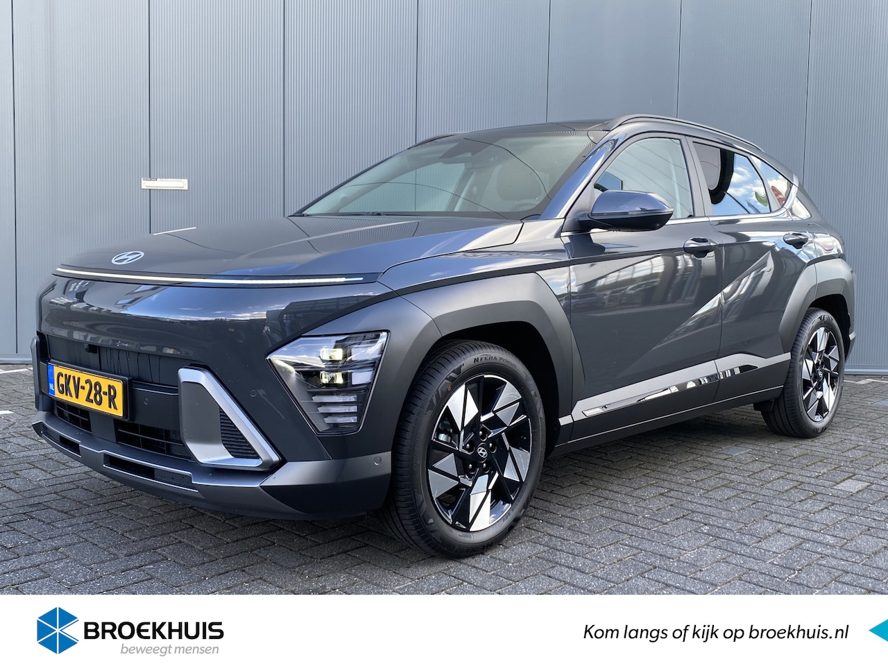 Hyundai Kona - 1.6 GDI 140pk HEV Premium Sky | Schuifdak | 360 graden camera | Adaptive cruise controle | - AutoWereld.nl