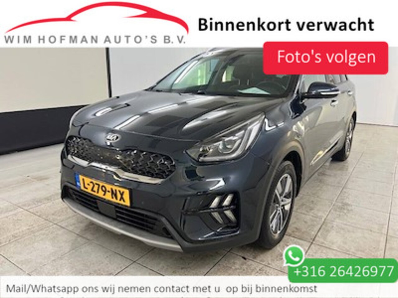 Kia Niro - 1.6 GDi PHEV ExecutiveLine Vol Leder Trekhaak Camera Panodak - AutoWereld.nl