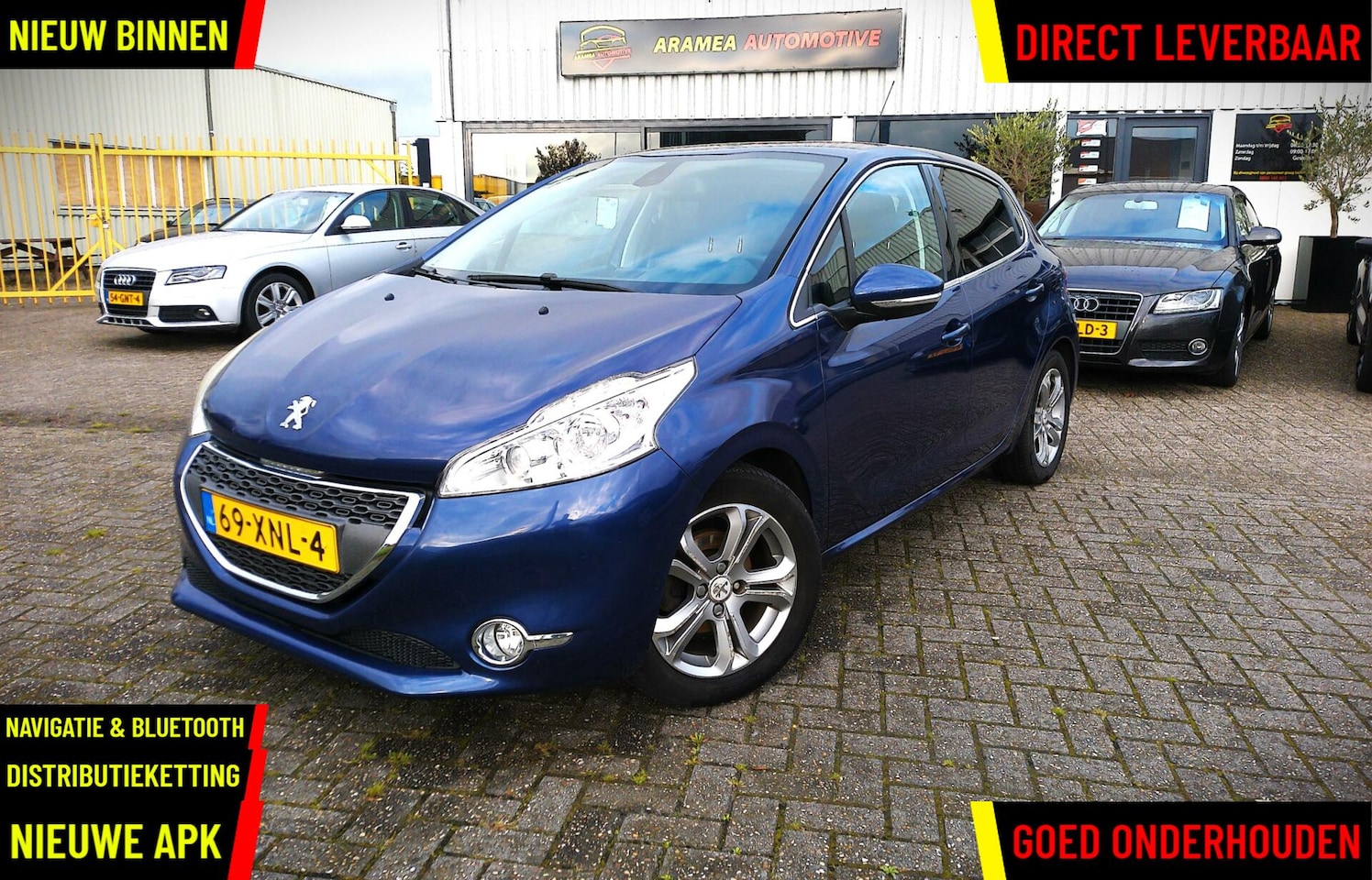 Peugeot 208 - 1.4 VTi Allure blauw Nwe APK+olie|NAVI|PDC - AutoWereld.nl