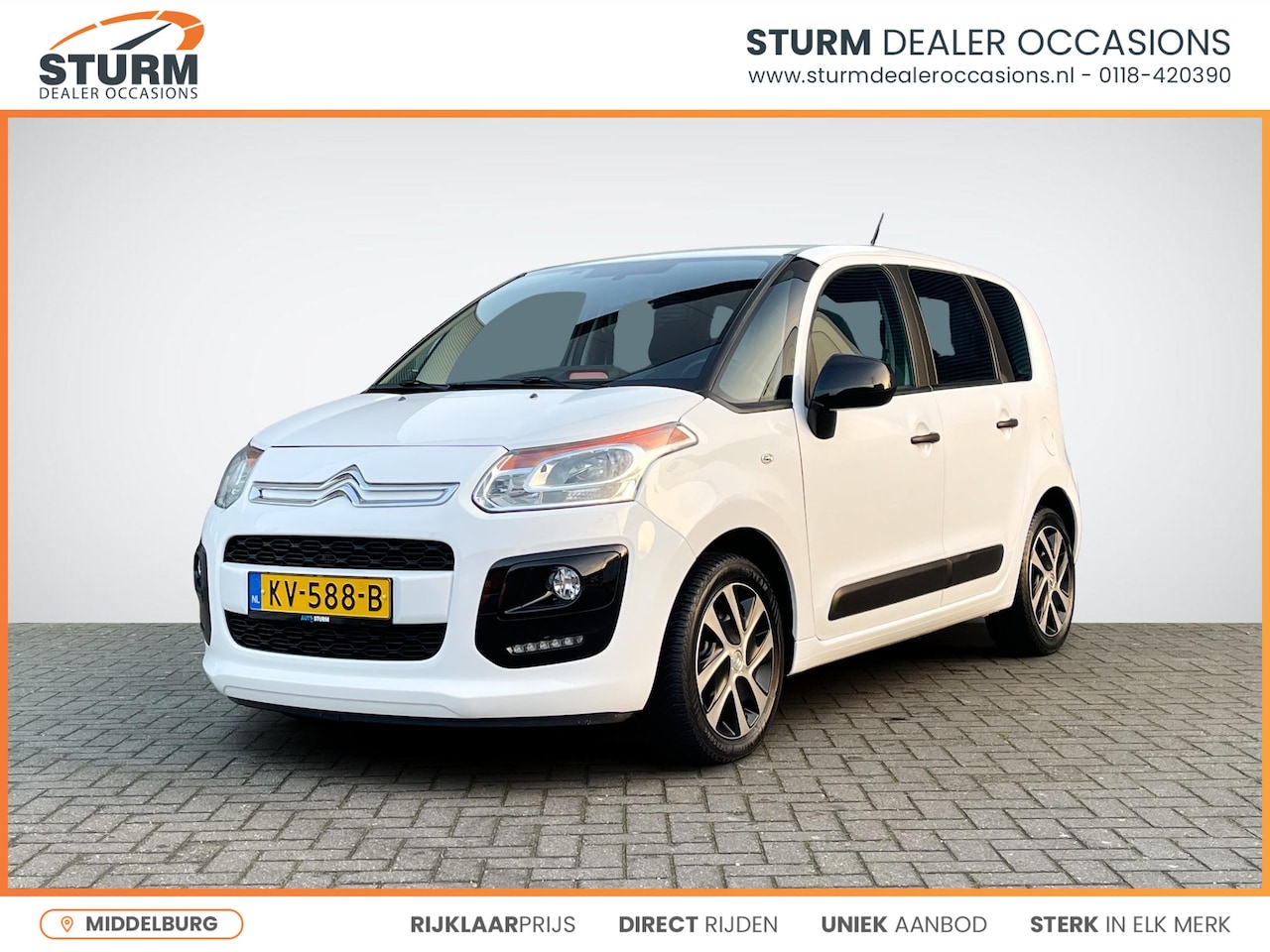 Citroën C3 Picasso - 1.2 PureTech Tendance | Airconditioning | Cruise Control | Radio-CD/MP3 Speler | Elek. Ram - AutoWereld.nl