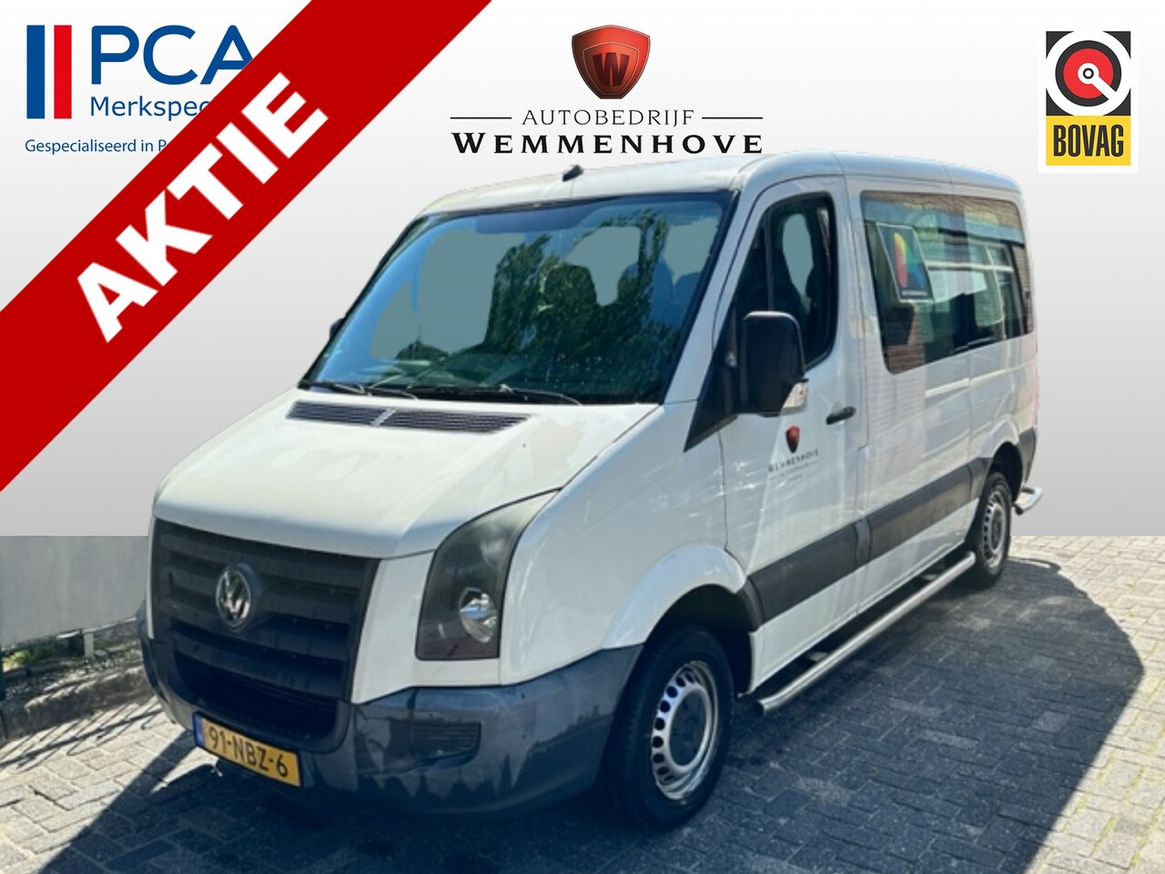 Volkswagen Crafter - 35 2.5 TDI L1H1 Combi 9-Persoons Airco-Ecc/Side Bars/ Lang-Laag - AutoWereld.nl