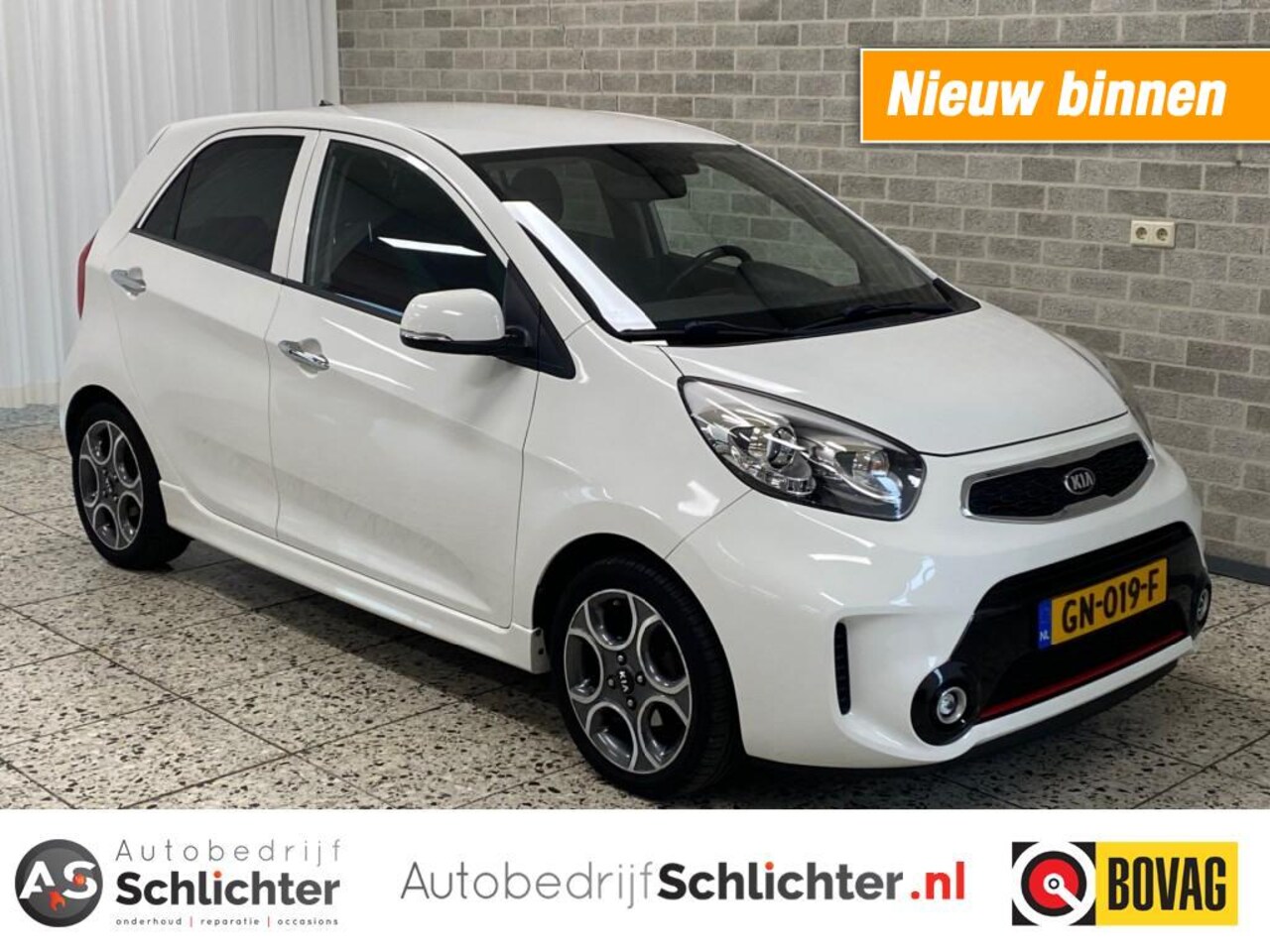 Kia Picanto - 1.2 Sportsline 5deurs/ECC/Cruise/PDC/Stoelverwarming/LMW - AutoWereld.nl