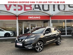 Nissan Qashqai - 1.3 DIG-T 160PK TEKNA HALF-LEER PANO-DAK TREKHAAK CAMERA