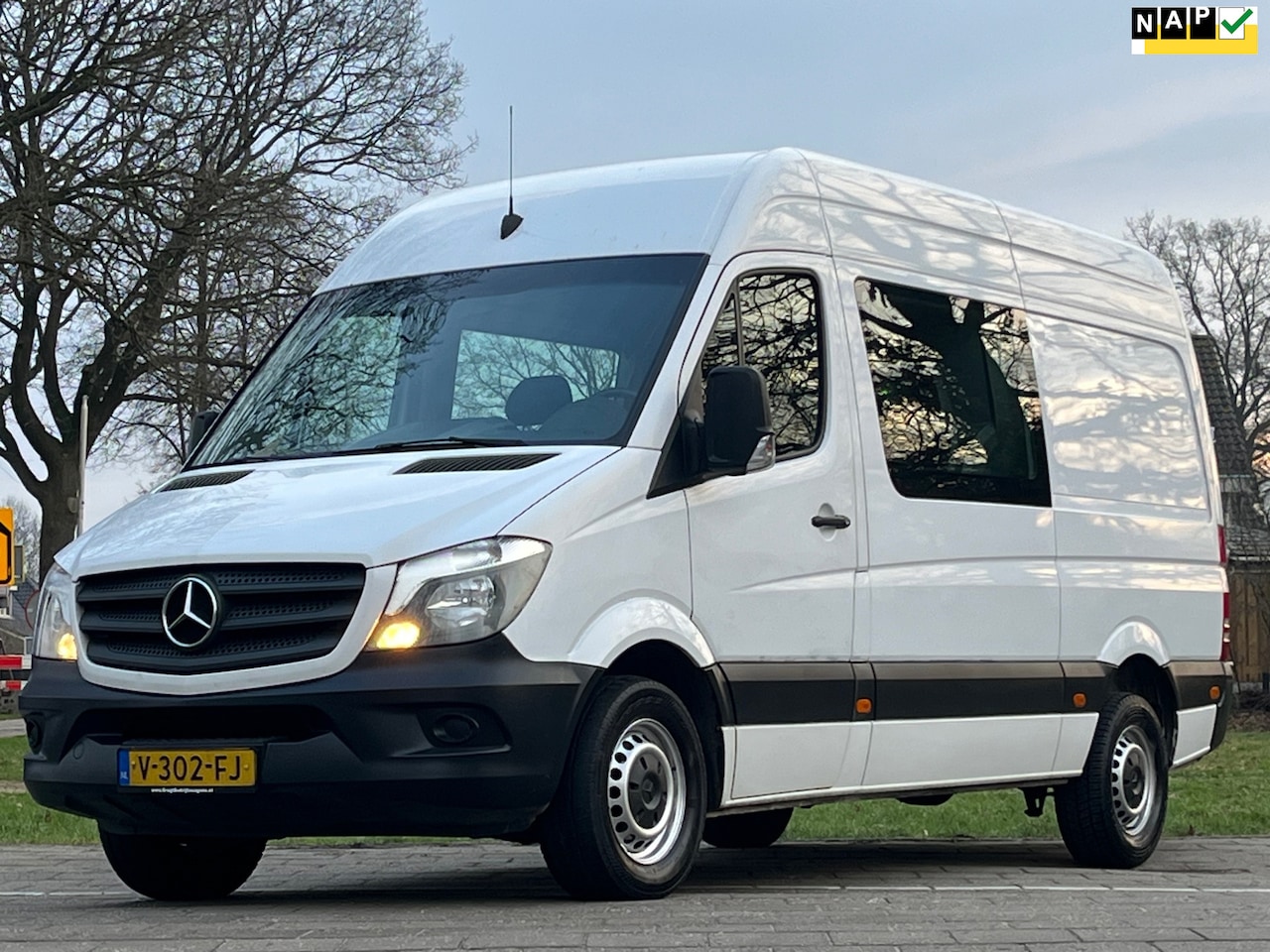 Mercedes-Benz Sprinter - 314 2.2 CDI 366 HD DC EURO 6|AUTOMAAT|DUBBELCABINE|NAP|airconditioning|elektrische ramen|t - AutoWereld.nl