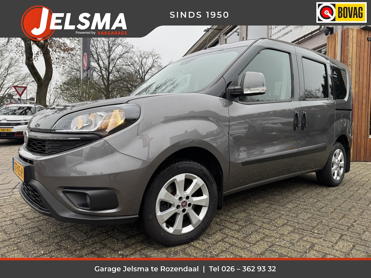 Fiat Doblò Combinato - 1.4 T-Jet 120pk 5p. Clima | Camera | Trekhaak - AutoWereld.nl