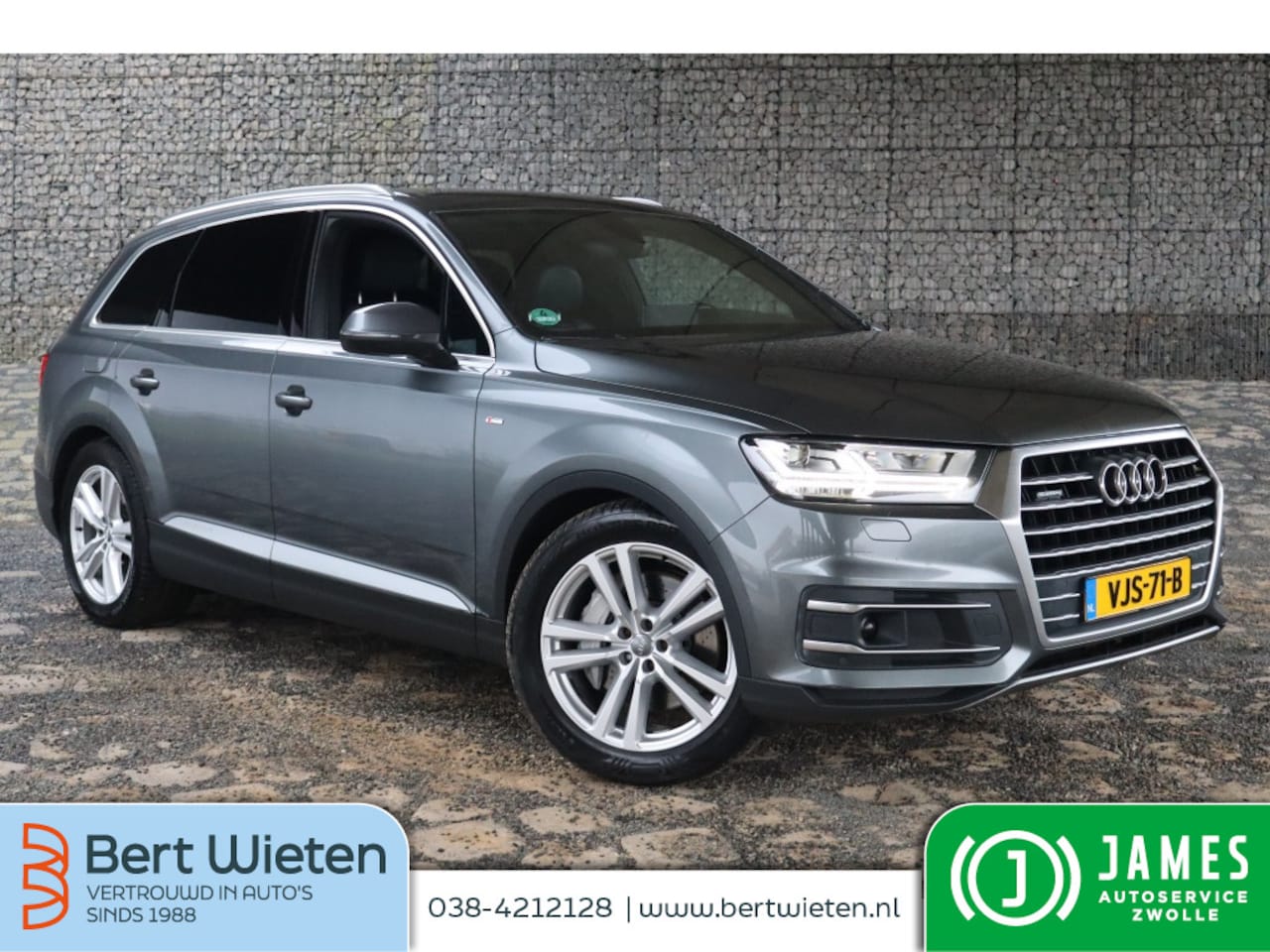 Audi Q7 - 3.0 TDI V6 | Grijs kenteken | Trekhaak | S Line | Navi - AutoWereld.nl