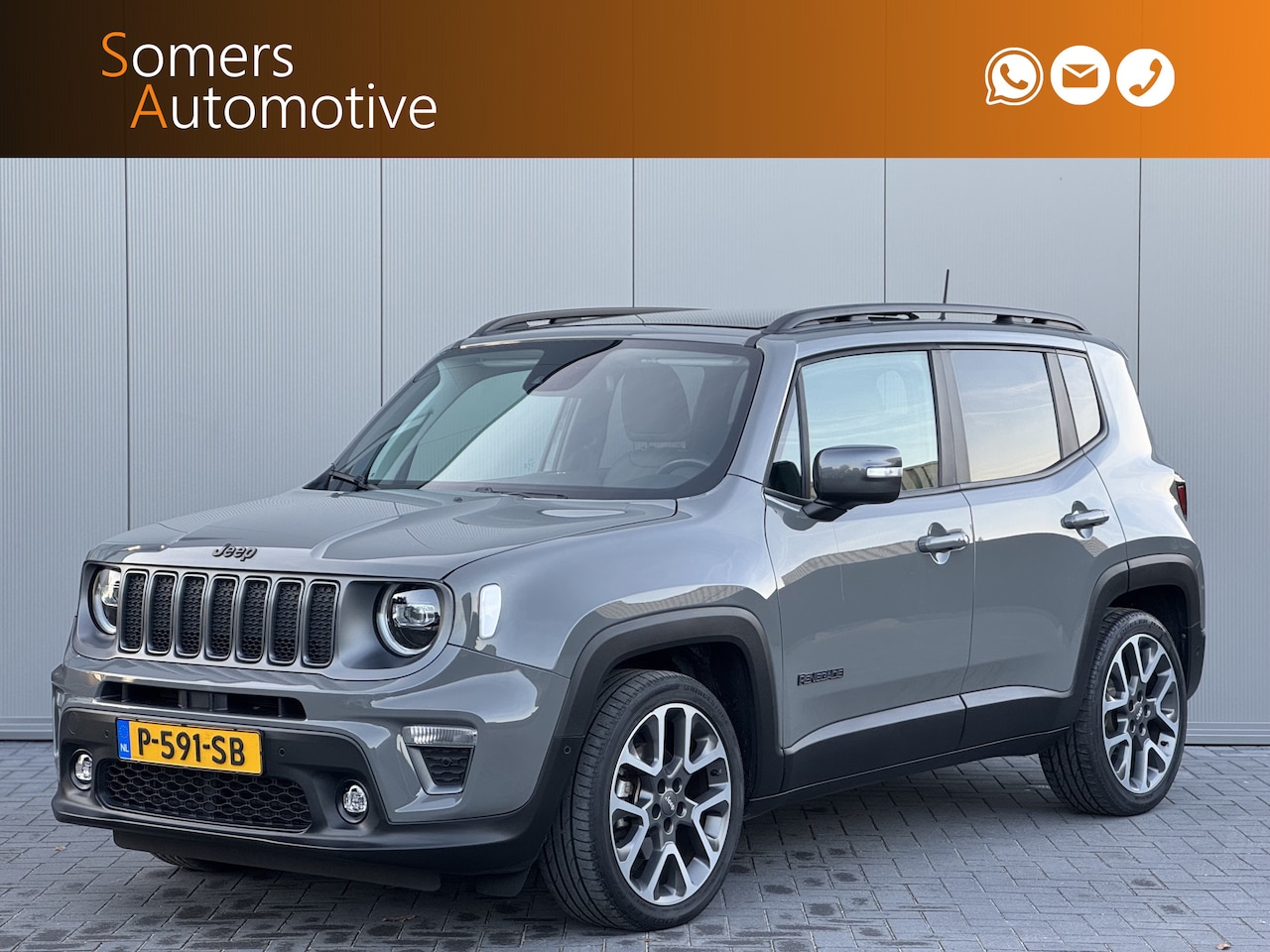 Jeep Renegade - 1.5T e-Hybrid S | Panorama | 19" | Leder | Keyless | Trekhaak - AutoWereld.nl