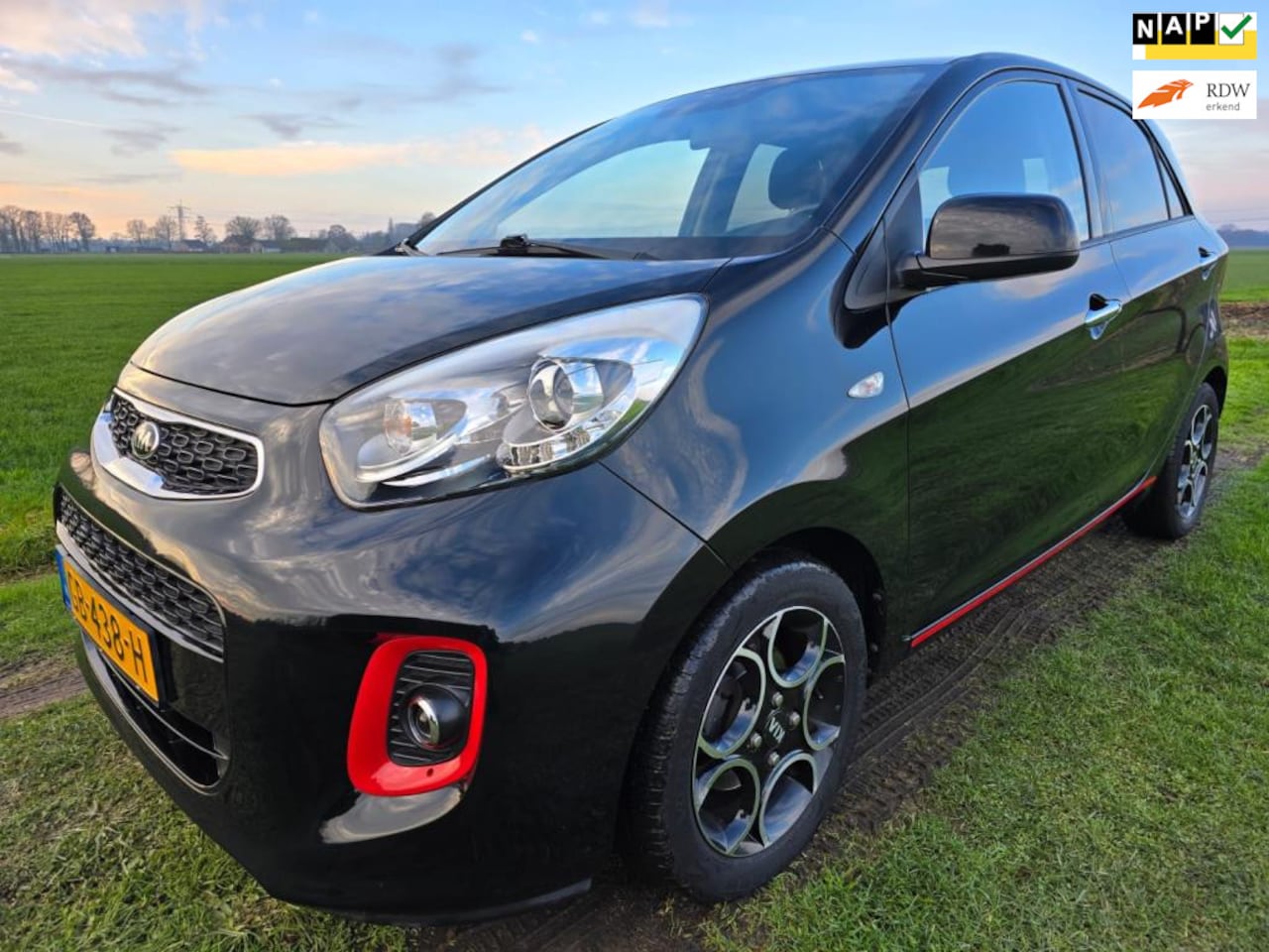 Kia Picanto - 1.0 CVVT First Edition|Airco|Bluetooth|Luxe|5drs! - AutoWereld.nl