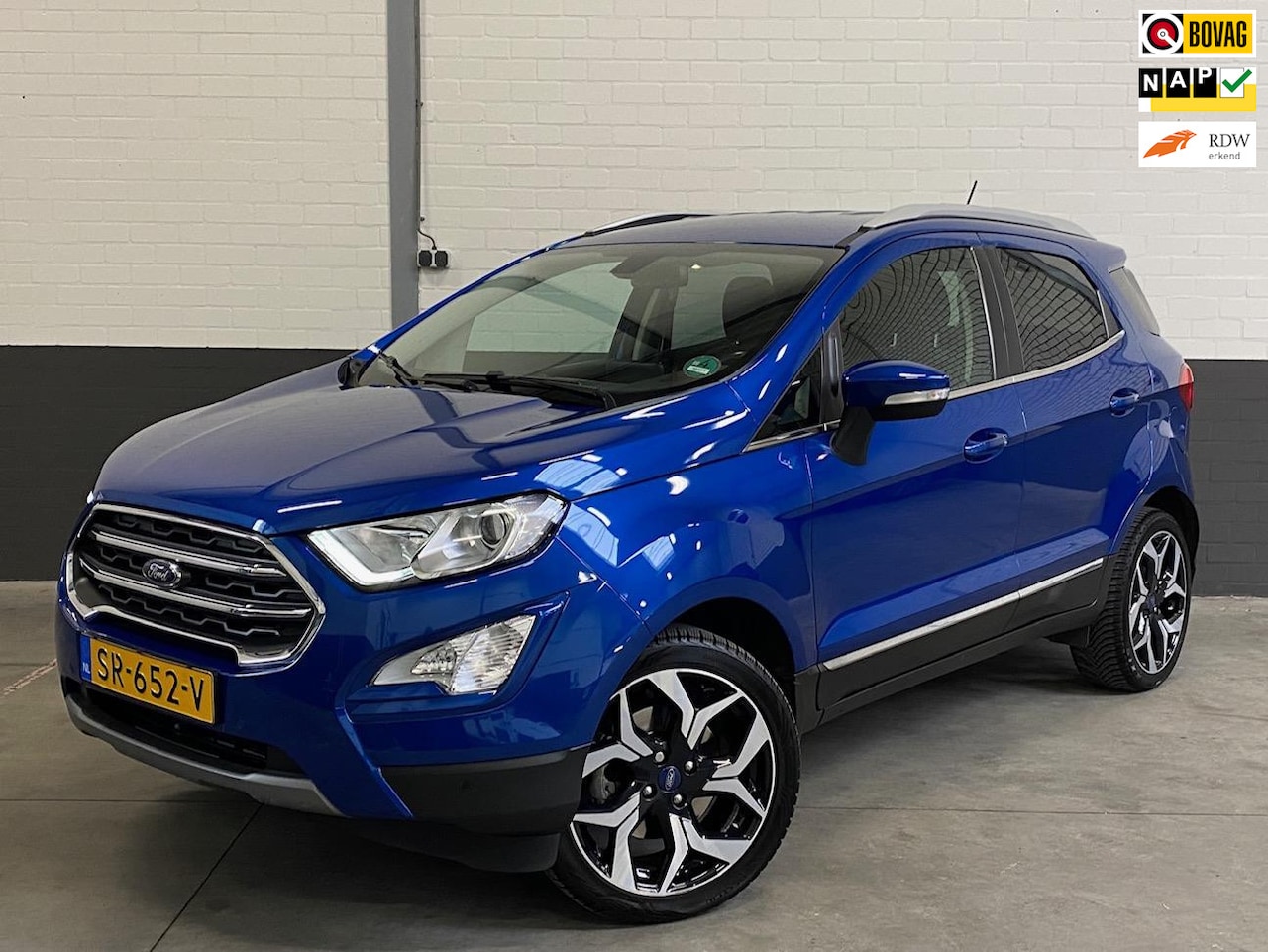 Ford EcoSport - 1.0 EcoBoost Titanium 1.0 EcoBoost Titanium, stoel- en stuurverwarming, airco, NAP - AutoWereld.nl