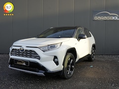 Toyota RAV4 - 2.5 Hybrid AWD Bi-Tone Dealer onderh. / Fabrieksgarantie / Trekhaak / Leer / Elek.stoel /