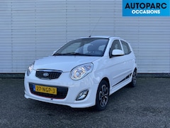 Kia Picanto - 1.1 R-SportbyZEER SPECIALE UITVOERING, NR 2 VAN 110, AIRCO/CLIMA, HALF LEDER, ZEER LEUK