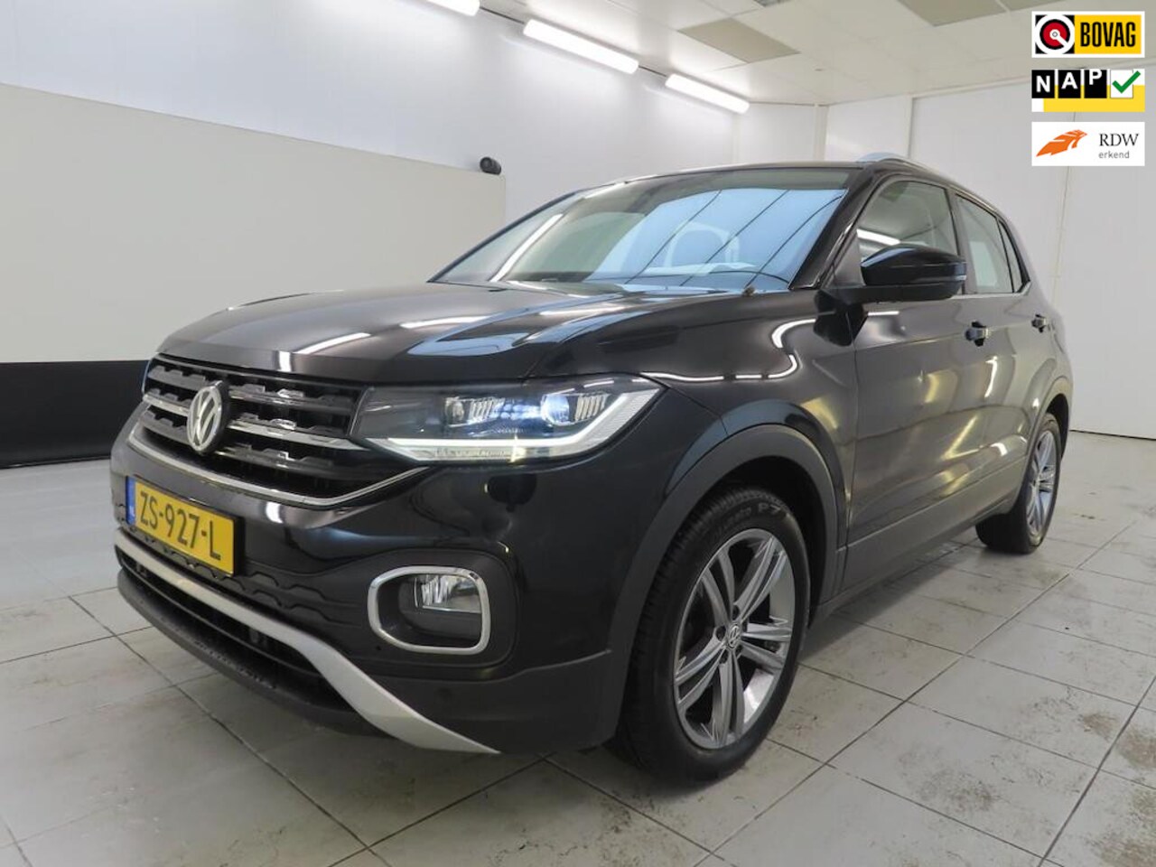 Volkswagen T-Cross - 1.0 TSI Style+Executive+Half-leder+xenon+navigatie+stoel-verw+automatisch-airco+smartphone - AutoWereld.nl