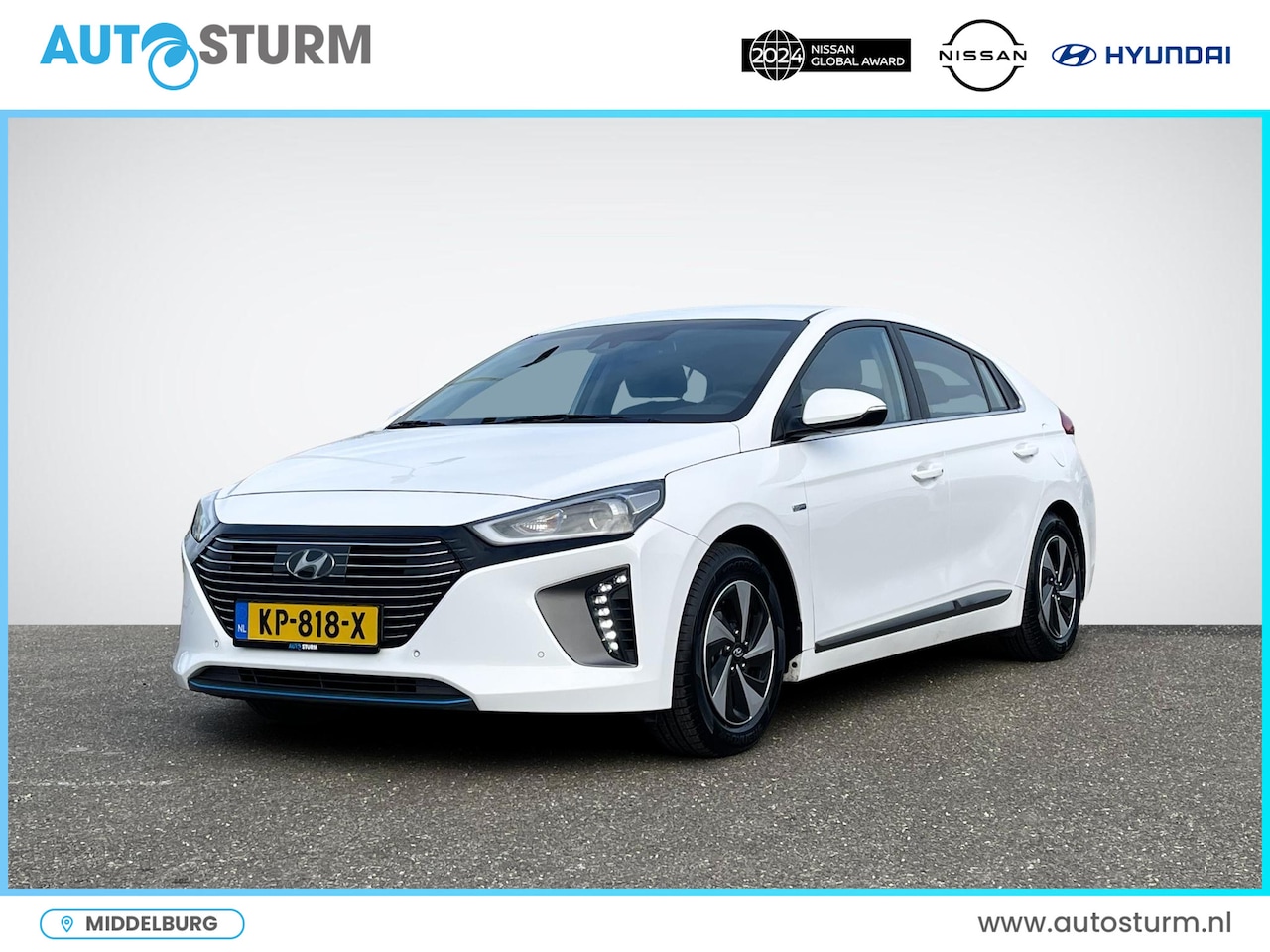 Hyundai IONIQ - 1.6 GDi Comfort | Navigatie | Camera | Apple Carplay/Android Auto | Keyless Entry | Cruise - AutoWereld.nl