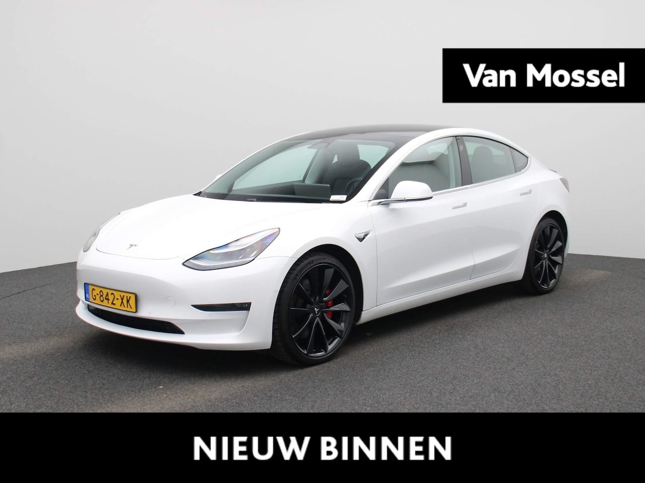 Tesla Model 3 - Performance AWD 75 kWh | ELEKTRISCHE STOELEN | LEDER | BLUETOOTH | - AutoWereld.nl