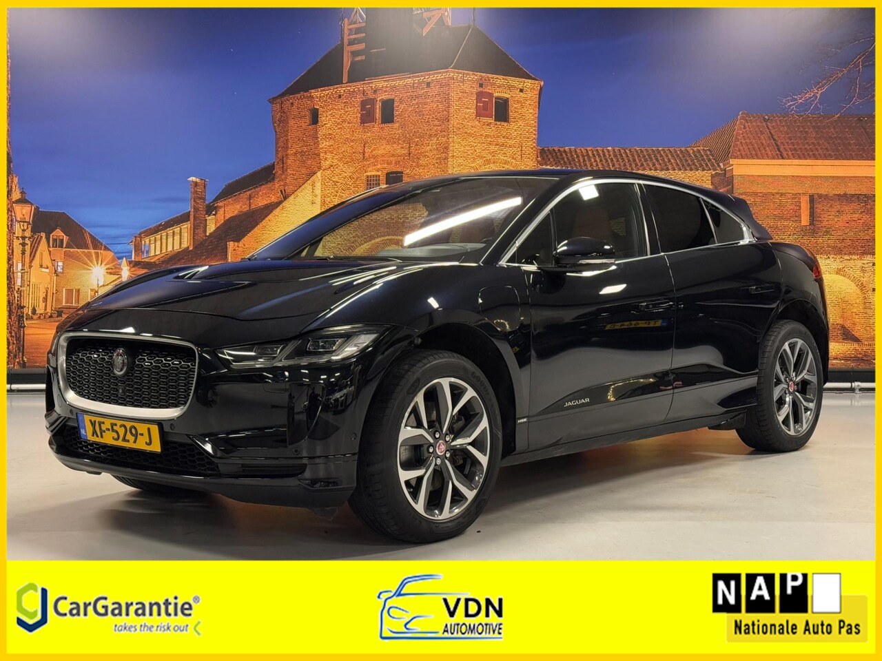 Jaguar I-PACE - EV400 HSE 90 kWh AWD Leer Meridan HUD 360° Camera - AutoWereld.nl