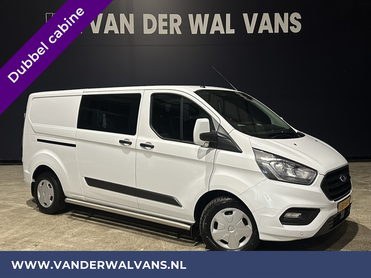 Ford Transit Custom - 2.0 TDCI 131pk **BPM VRIJ voor de Ondernemer** L2H1 Dubbele Cabine Euro6 Airco | 6-Zits | - AutoWereld.nl