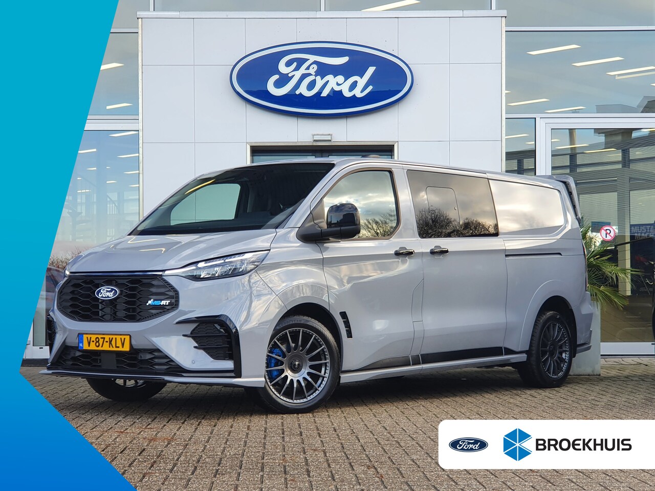 Ford Transit Custom - 320 2.0 170PK Automaat L2H1 MS-RT AWD | Dubbele Cabine | BPM vrij! | Dubbele schuifdeur | - AutoWereld.nl