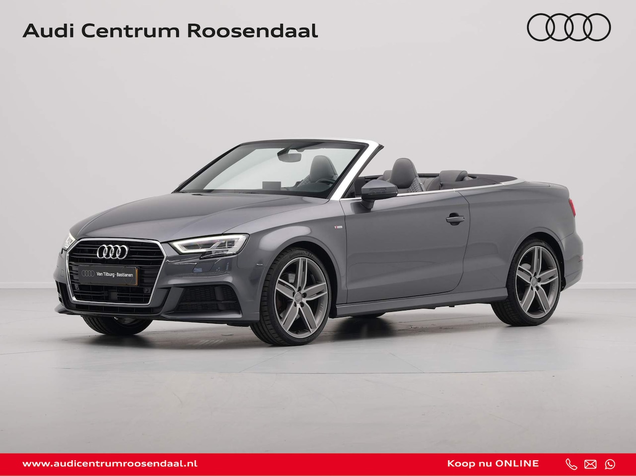 Audi A3 Cabriolet - 1.4 TFSI 150pk S-Line Navigatie Pdc Acc Stoelverwarming Virtual Cockpit - AutoWereld.nl