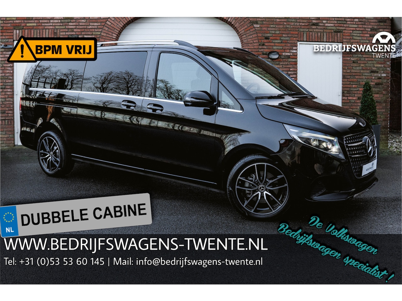 Mercedes-Benz V-klasse - 300d Extra Lang L3 237PK Automaat DUB/CAB Avantgarde Edition 360°  Camera | Elektrische sc - AutoWereld.nl